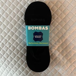 BOMBAS, 4 Pairs Large No Show Socks